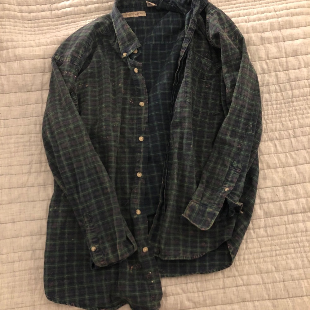 Urban Outfitters Distressed Flannel